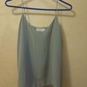 Everlane Slate Gray Clean Silk Cami Top